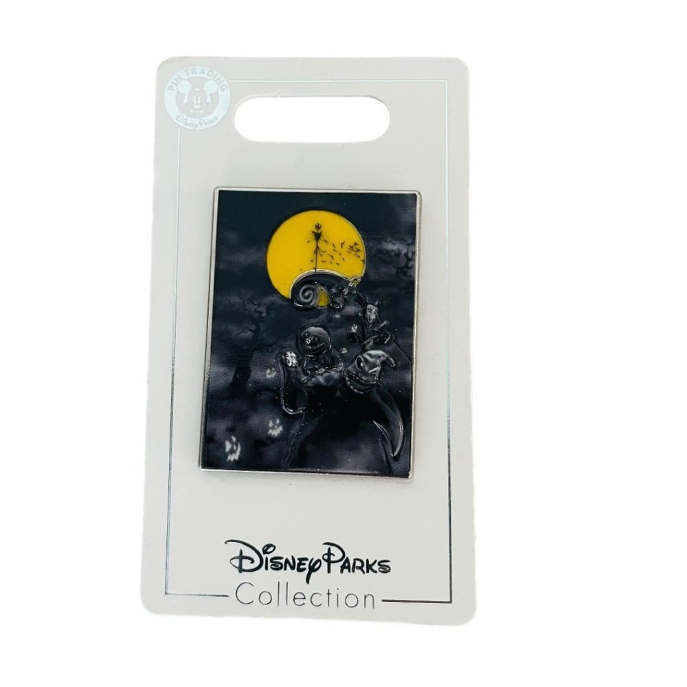 Disney Nightmare Before Christmas Jack Skellington Oogie Boogie Lock Shock Pin